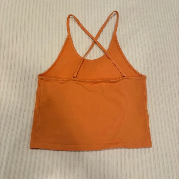 American Eagle Womens Convertible Strap Tank Top Orange Size Medium - Picture 2 of 5